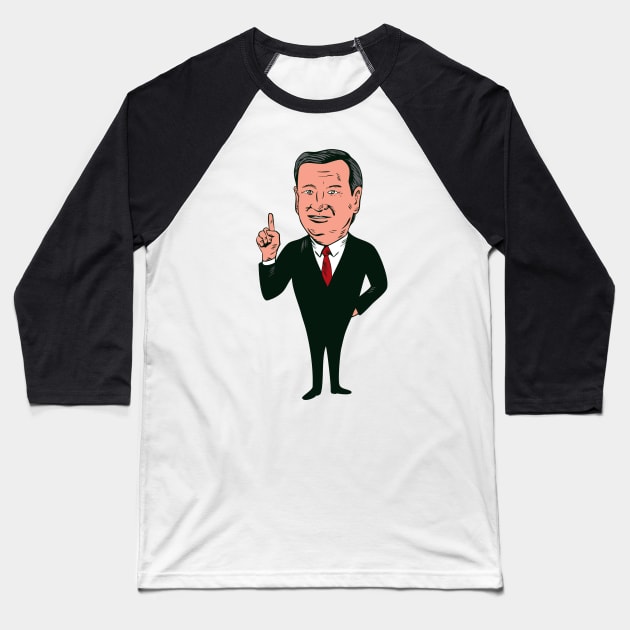 Ted Cruz 2016 Republican Candidate Baseball T-Shirt by retrovectors